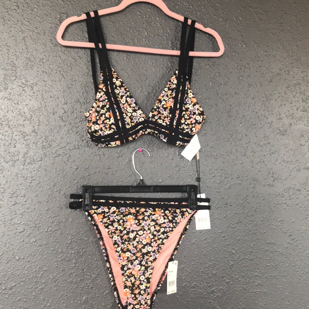 High waist floral bikini! BCBG